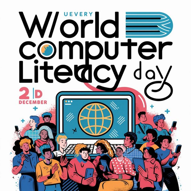 Design For World Computer Literacy Day