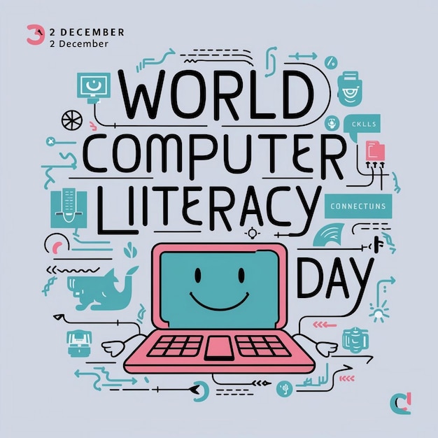 Photo design for world computer literacy day