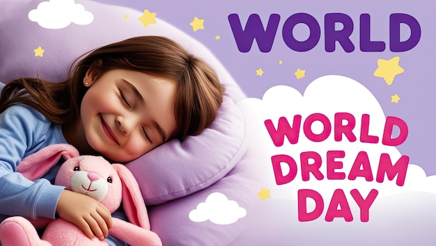 Photo design for world dream day banner