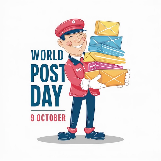 Photo design for world post day