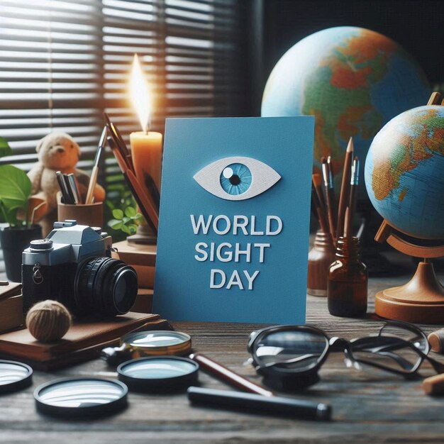 Photo design for world sight day celebration