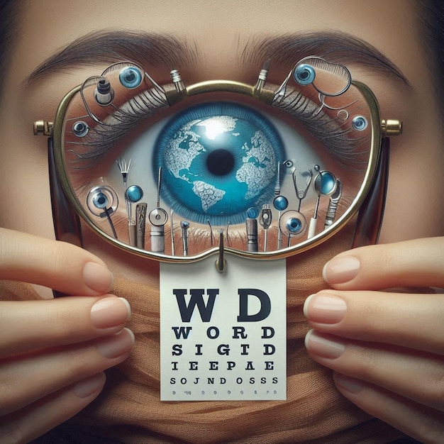 Photo design for world sight day celebration