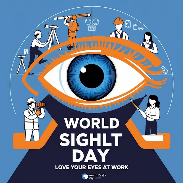 Photo design for world sight day celebration