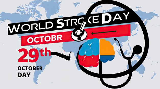 Design for World Stroke Day Banner