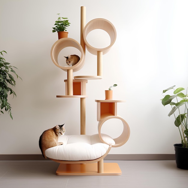 Photo designer minimal cat tree