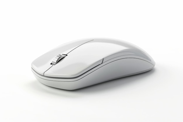 Designer Wireless Mouse Isolated In Transparent Background