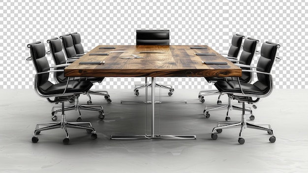 Designing Conference Room Layouts on Transparent Background