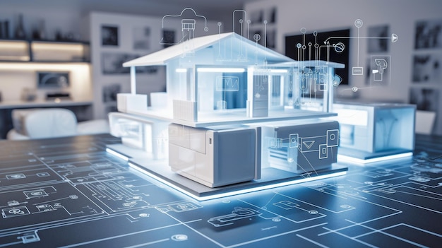 Designing a home's digital infrastructure using Generative AI and the Internet of Things