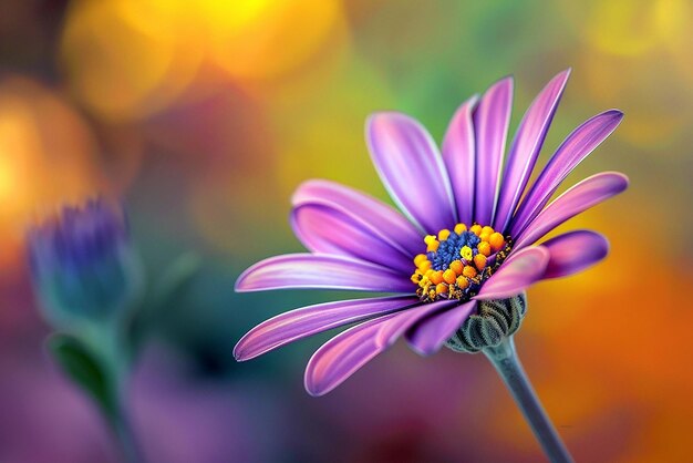 Desktop wallpaper with vibrant colorful and dynamic flower images