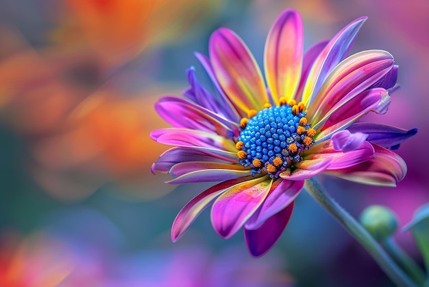 Desktop wallpaper with vibrant colorful and dynamic flower images