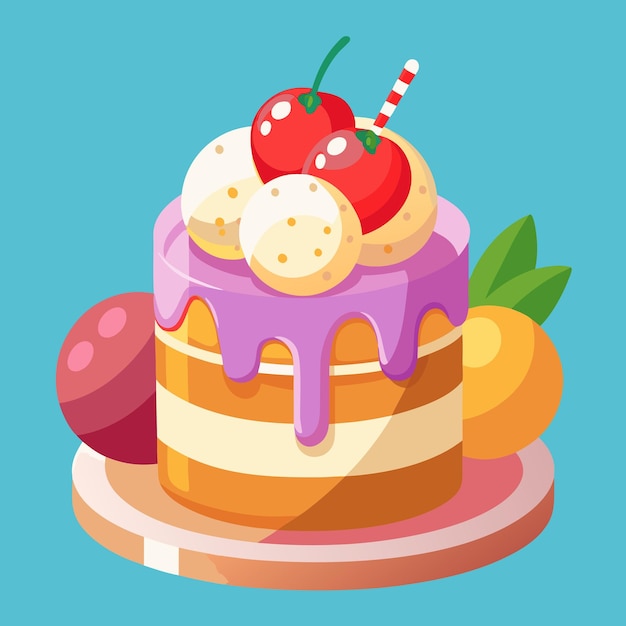 Dessert ai generated image