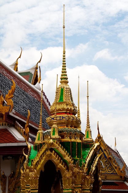 Detail of Grand Palace in Bangkok Thailand