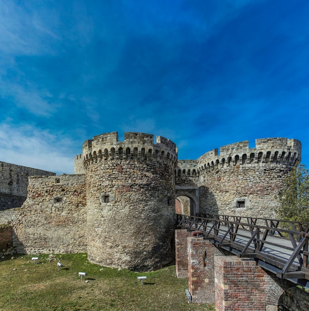 Detail of the Kalemegdan fortress in Belgrade, Serbia