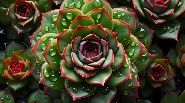 Detail of Succulent Rosette