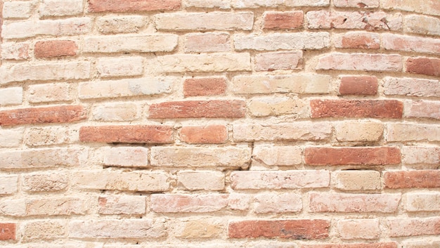 Detail of the texture of a wall made of bricks