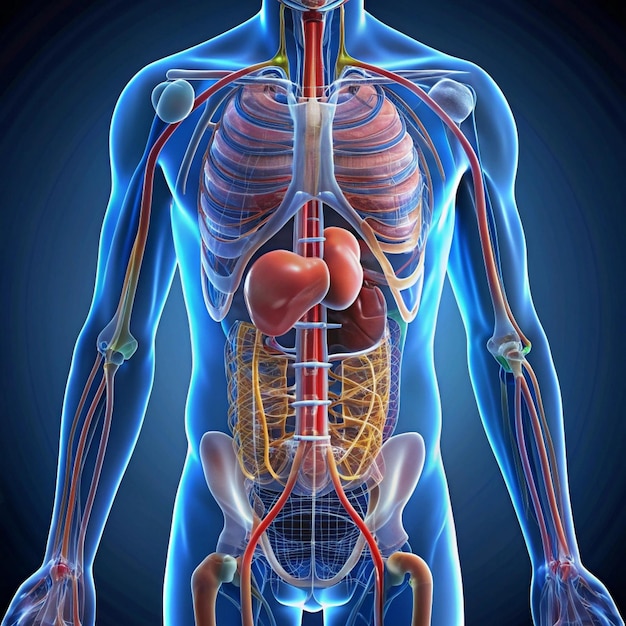 Detailed Anatomy of the Human Urinary System Kidneys Bladder