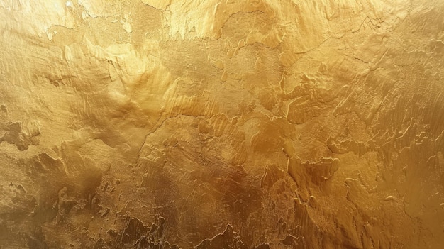 Detailed Close Up of a Luxurious Gold Colored Wall