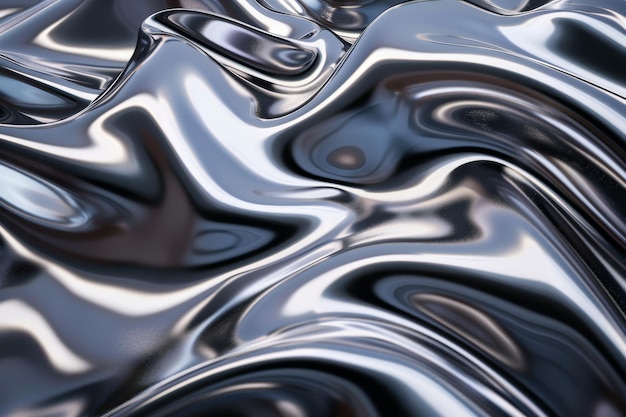 Detailed CloseUp of a Metallic Surface