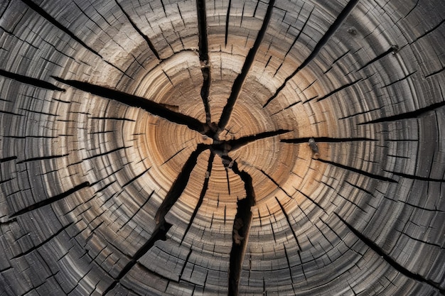 Detailed closeup view of the textured structure of wooden logs conveying natural beauty and warmth