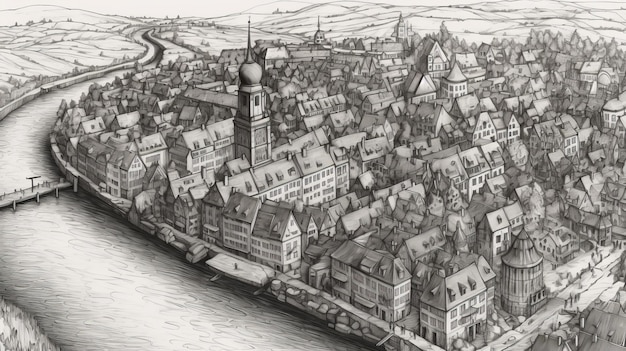 Detailed Drawing Of Ratikon Riverside