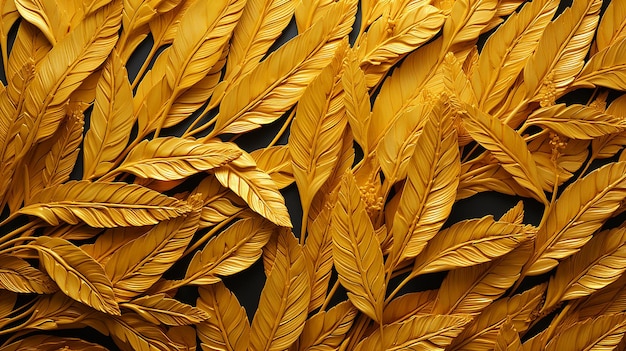 Detailed Gold Grain Wallpaper Background