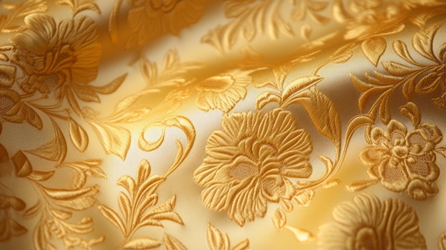 Detailed gold pattern with a hint of opulence