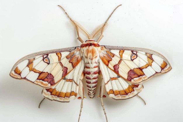 Photo detailed illustration of amerila astreus moth