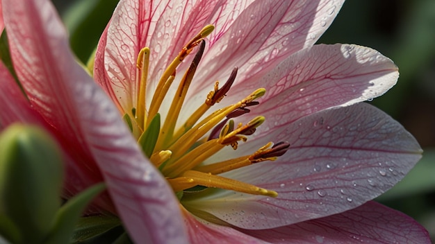 Detailed image of a flower s sepals