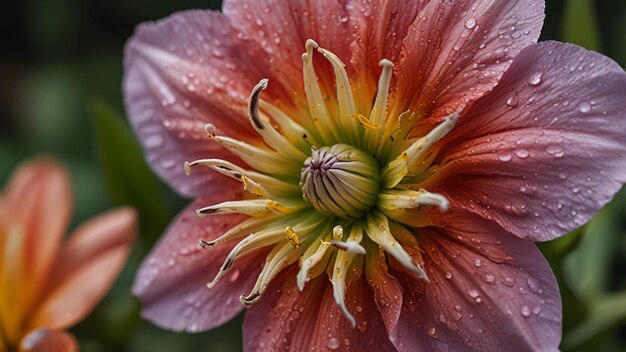 Detailed image of a flower s sepals