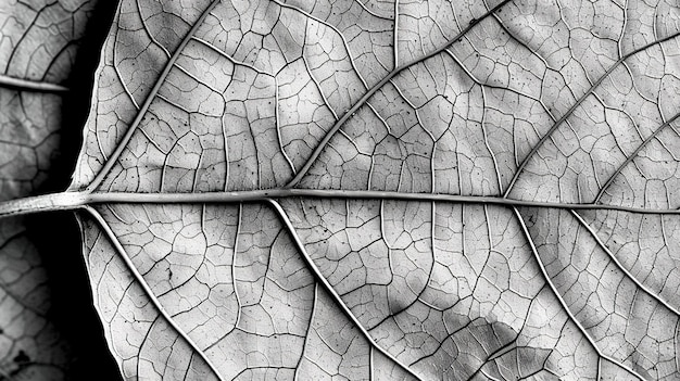 detailed leaf veins