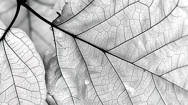 detailed leaf veins