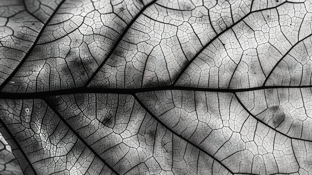 detailed leaf veins