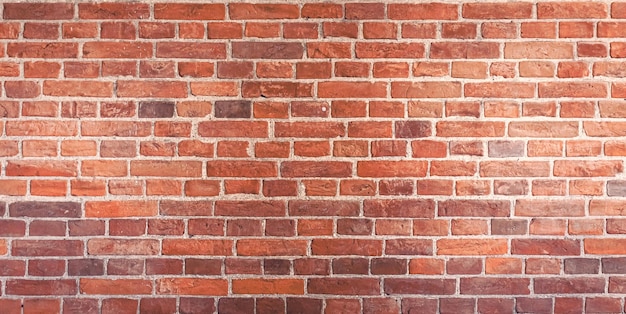 Detailed red brick wall background texture copy space