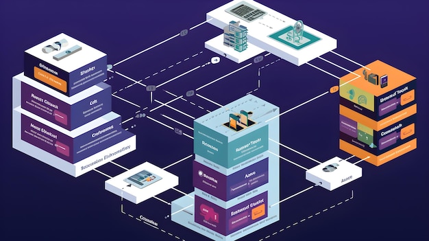 Photo detailed representation of a cb componentbased system architecture