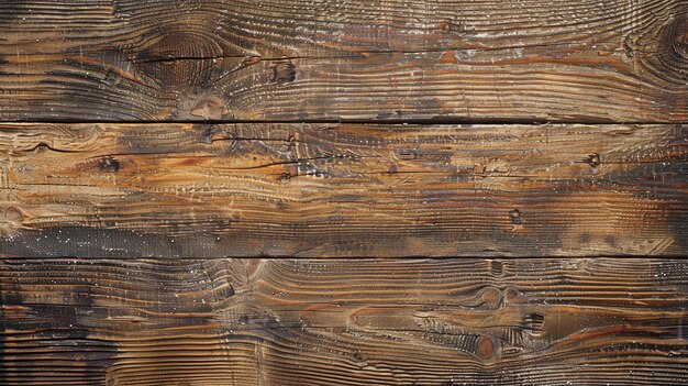 Photo detailed rustic brown wooden plank texture closeup