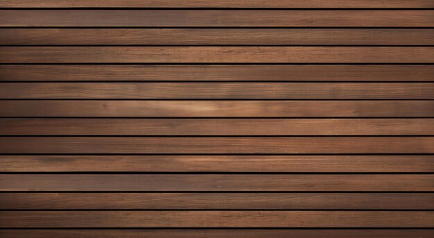 A detailed view of brown wooden planks aligned horizontally