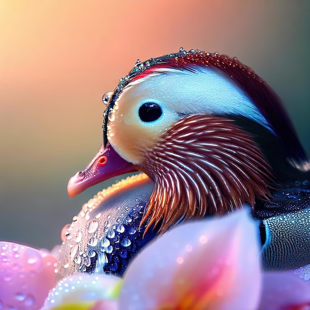 A detailed view of the endearing expression of an Atlantic Puffin