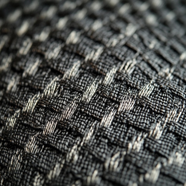 Photo a detailed view of a fabrics weave and texture