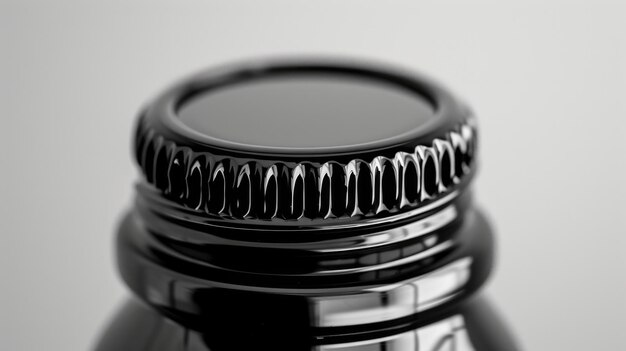 Photo a detailed view of a wine bottle perfect for wine enthusiasts and winerelated projects