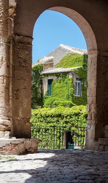 Details of the mother church of polizzi generosa