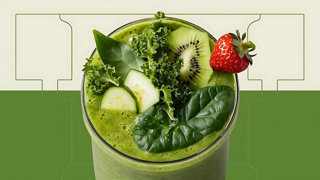 Detoxifying green smoothie