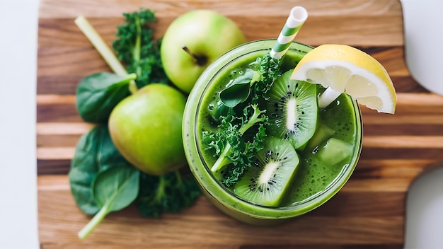 Detoxifying green smoothie