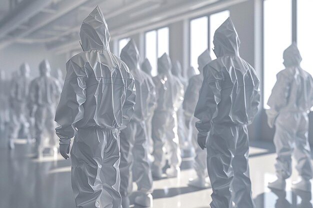 Develop disposable coveralls with breathable fabri generative ai