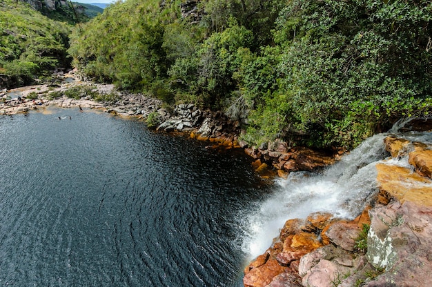 Devils Waterfall Chapada Diamantina National Park Bahia State Brazil