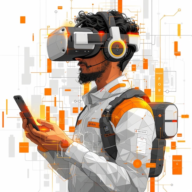 Devops Engineer Uxui Designer In A Virtual Reality design