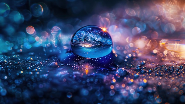 dew drop at night