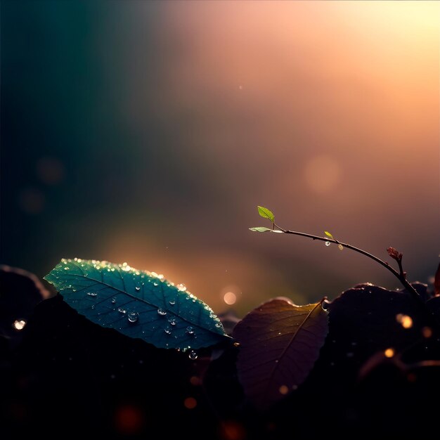 Dew waterdrop droplet background wallpaper