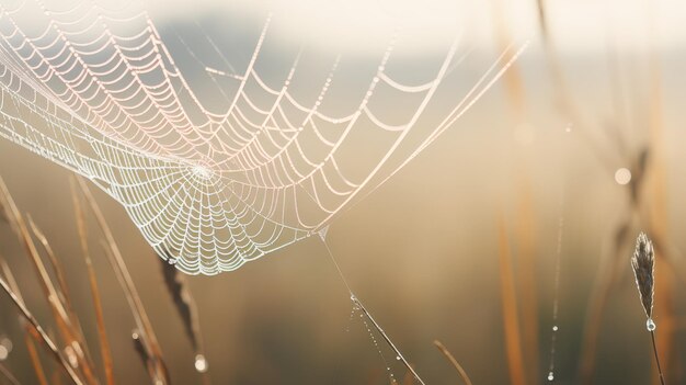 DewCovered Spiderweb