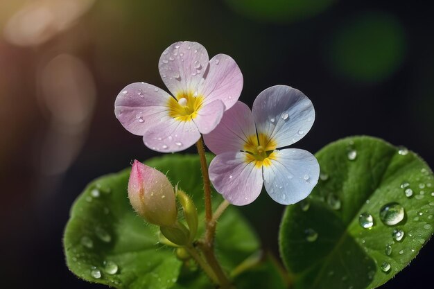 DewKissed Wildflowers at Dawn