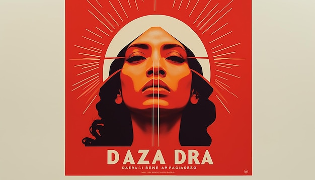 Dia de la raza poster design illustration